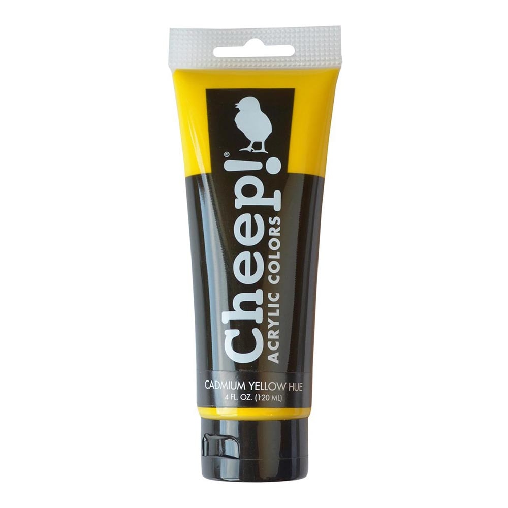 Cheep!, Acrylic Paint, 4oz, Tube, Cadmium Yellow Medium Hue